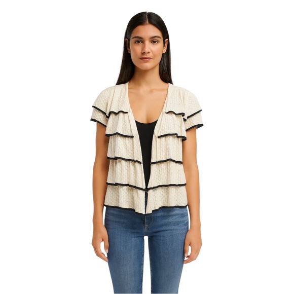 U-Knit Ruffled Knit Top - Picture 3 of 6